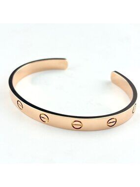 Cartier Love Open Pink Gold Bracelet Bangle